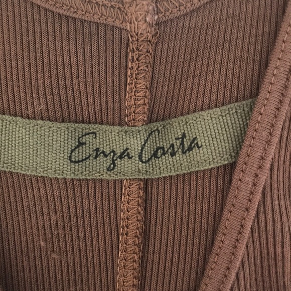 Enza Costa Rib Tank Dress - Picture 2 of 5